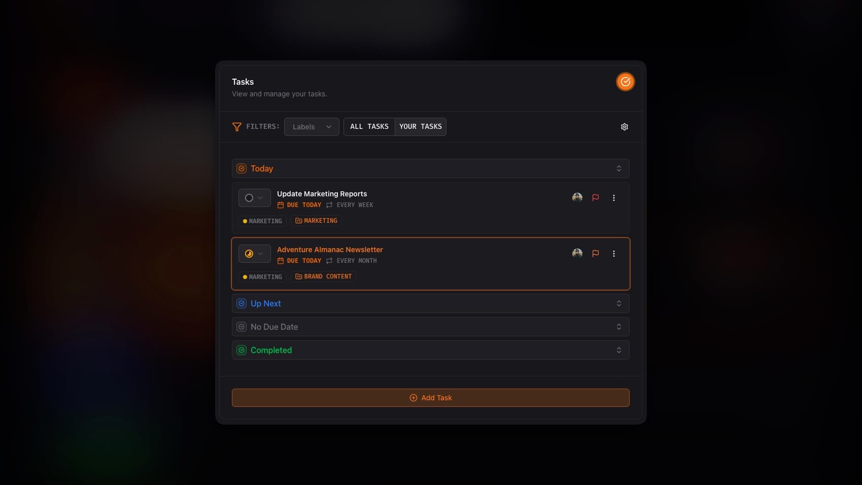 53° Task List