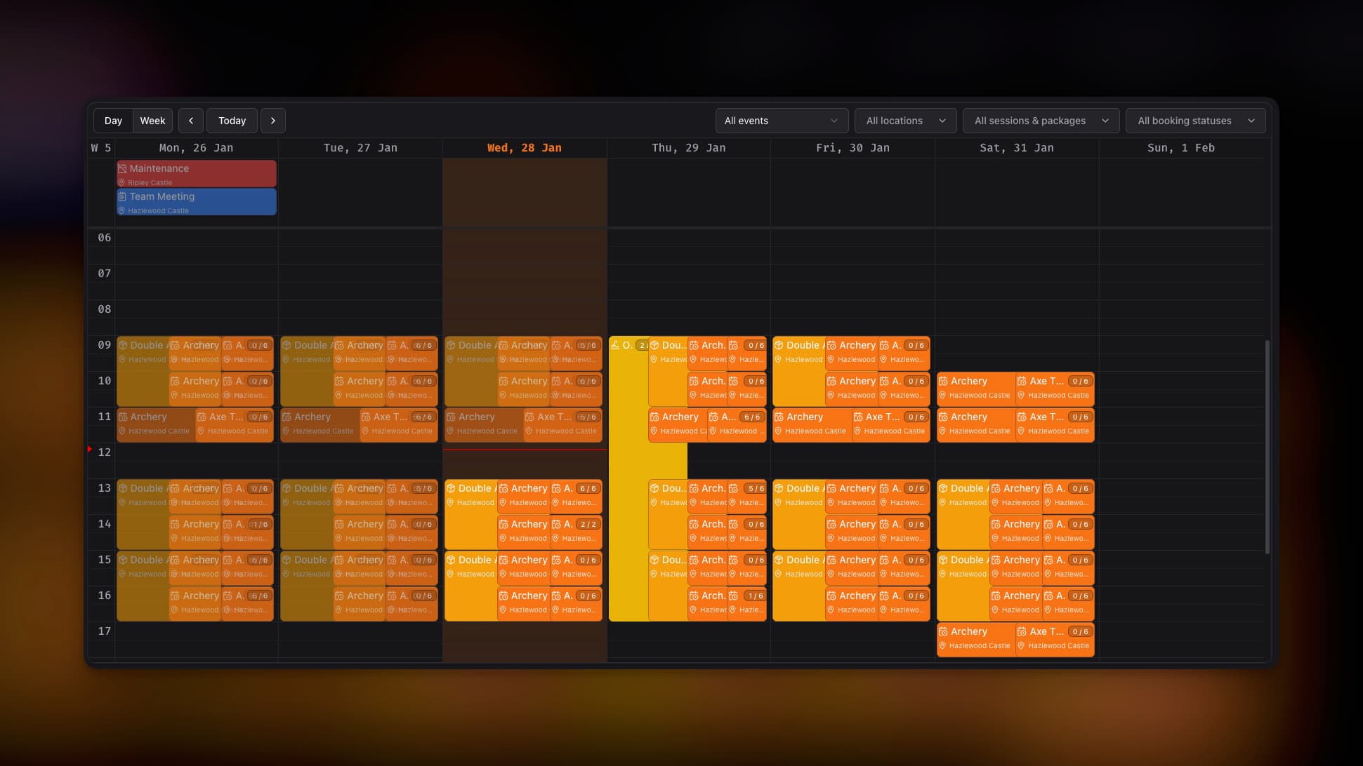 Scheduling Products & Packages