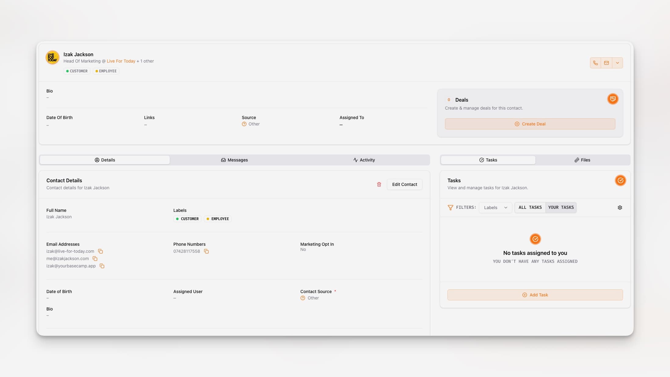 53° Customer Profile