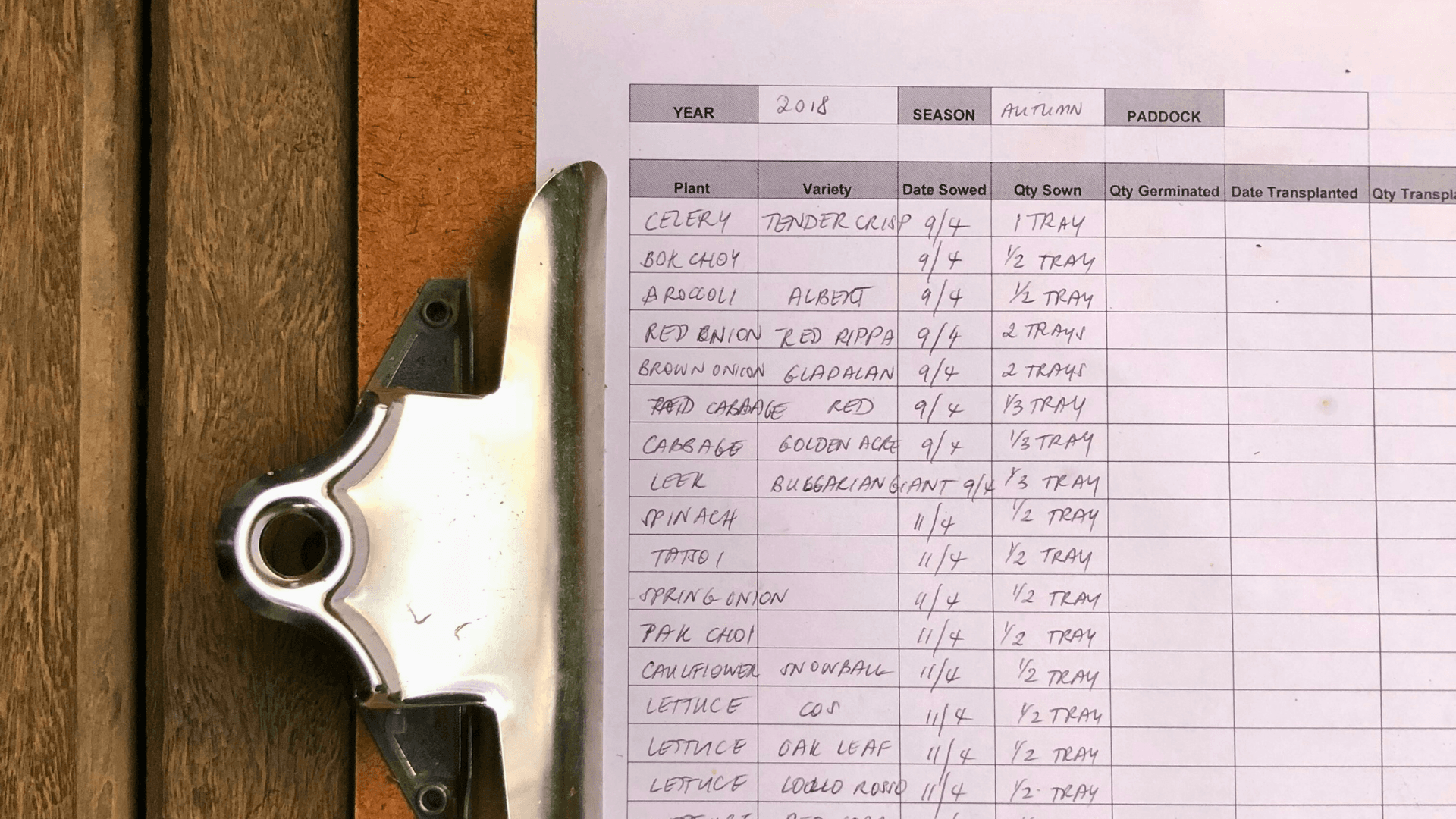 messy spreadsheets and paper notes