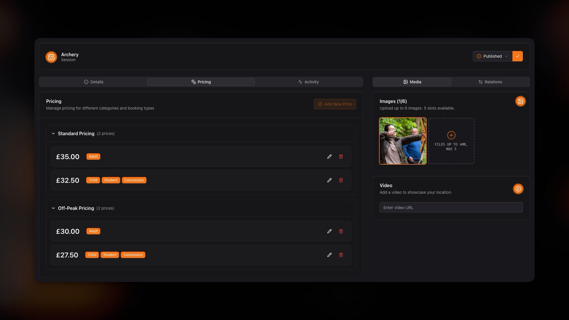 Manage Products & Prices