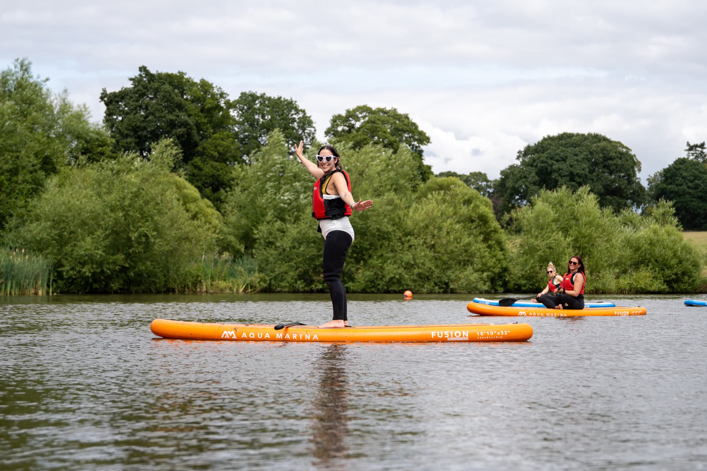 paddleboarding hen do session SUP